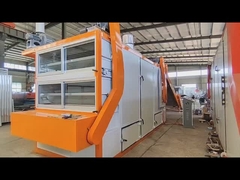 Asciugatrice di cintura a maglia automatica Super 18,50KW Equipaggiamento per la linea di asciugatura di cintura a maglia piccola