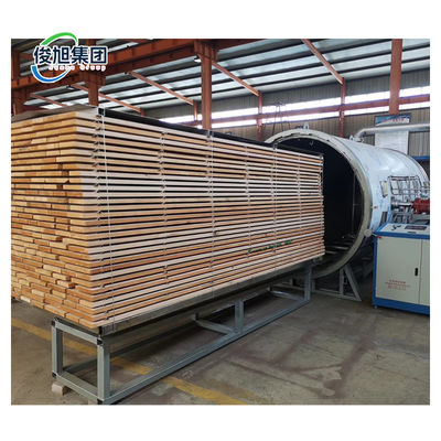 Essiccatore per legno sottovuoto completamente automatico da 9KW e 2000 KG per legname industriale e tavole di legno duro